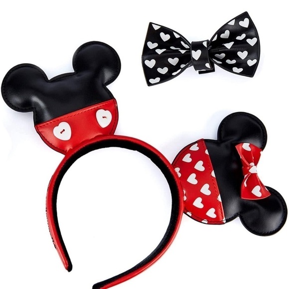 Loungefly Disney Minnie & Mickey Mouse Headband